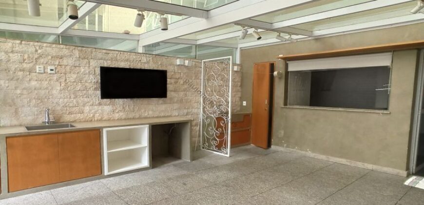 Raridade no Santo Agostinho | 243m² com Sala de 76m², Área Privativa e 4 Vagas